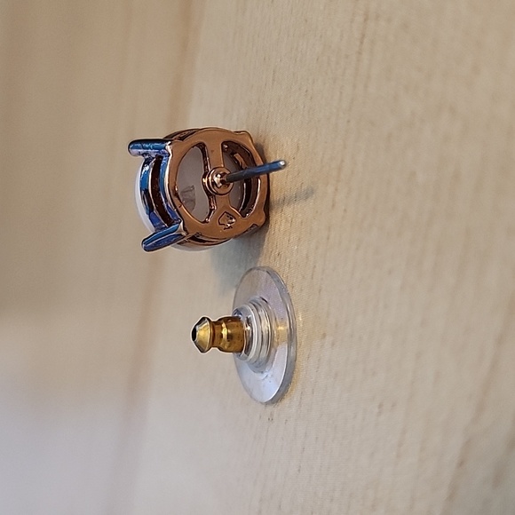 Kate Spade Blush Rose Gold Pearl Earrings - Picture 6 of 6